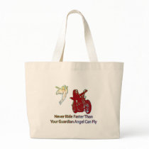 NEVER RIDE FASTER THAN YOUR GUARDIAN ANGEL CAN FLY bags by dgpaulart NEVER RIDE FASTER THAN YOUR GUARDIAN ANGEL CAN FLY bags