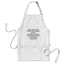 Never See Him Again aprons by FunnyStuffStore Never See Him Again aprons