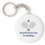 Never See It Racquetball Key Chains