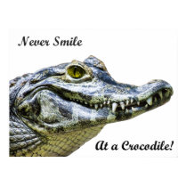 Never smile at a crocodile! posters