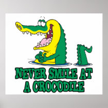 never smile at a crocodile posters