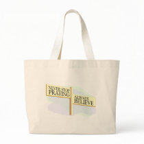 Never Stop Praying bags by TWFStore_Inspiration Never Stop Praying bags