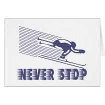 Never Stop: Skiing cards by nakedzealot Never Stop: Skiing cards