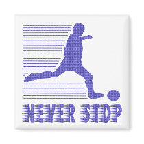 Never Stop: Soccer magnets by nakedzealot Never Stop: Soccer magnets