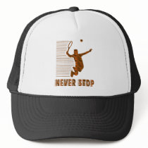Never Stop: Tennis Mesh Hats