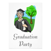 Never too Old - Graduate invitations