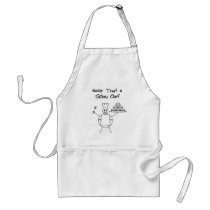 Never Trust a Skinny Chef Apron