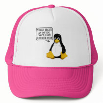 Never trust an OS you don't have sources for! Trucker Hat