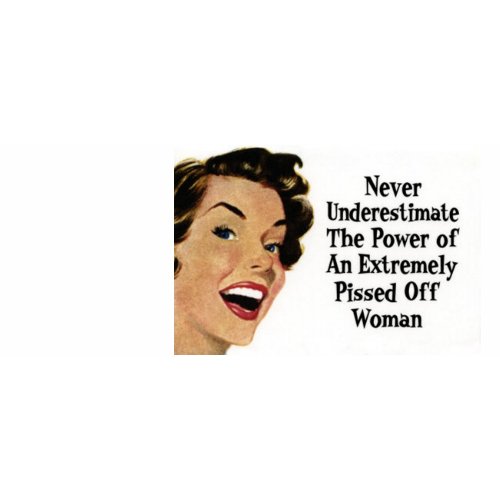 Never Underestimate mug