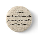 Never underestimate the power of a letter buttons by alianne92 Never underestimate the power of a letter buttons