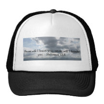 Never will I leave you; never will I forsake you. Trucker Hat