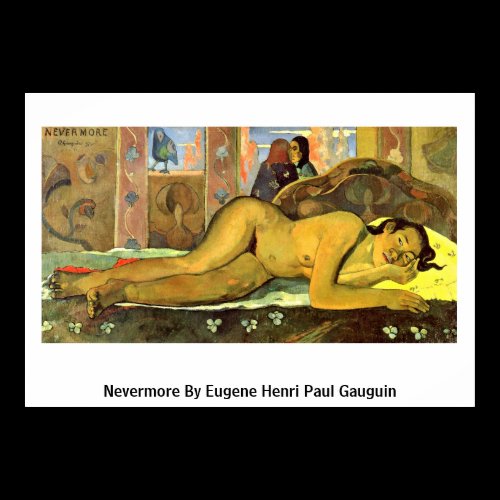Nevermore By Eugene Henri Paul Gauguin Posters