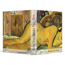 Nevermore By Gauguin Paul (Best Quality) 3 Ring Binders