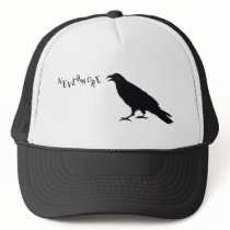 Nevermore Raven Trucker Hat