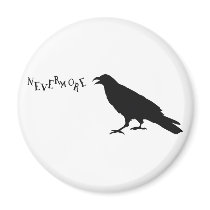 Nevermore Raven Refrigerator Magnet