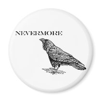 Nevermore Raven Fridge Magnet