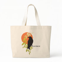 Nevermore - Raven & Moon by Poe Canvas Bag