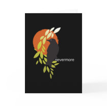 Nevermore - Raven & Moon by Poe Greeting Cards
