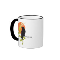Nevermore - Raven & Moon by Poe Coffee Mugs