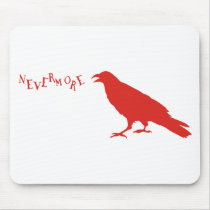 Nevermore Raven mousepads by ObsessionDesign Nevermore Raven mousepads