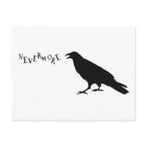 Nevermore Raven Postcard