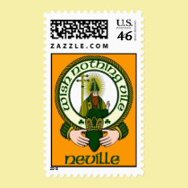 Neville Clan Motto Postage Stamps