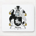 Nevoy Family Crest mousepads