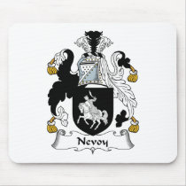 Nevoy Family Crest mousepads