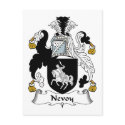 Nevoy Family Crest postcards by coatsofarms Nevoy Family Crest postcards