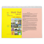 NEW  2010  World Dual Calendar (main religions)