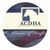 New ACDHA logo Round Stickers