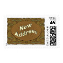 new address brown postage