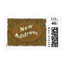 new address brown stamp