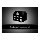 New address cards business cards