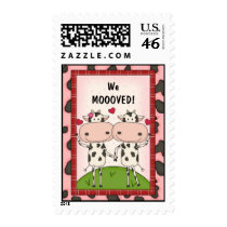 New Address - Cows Stamp