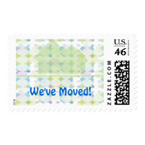 New Address fun polka dot stamps