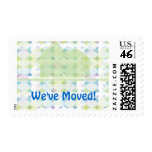 New Address fun polka dot stamps