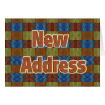 new address greeting cards