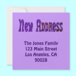 New Address invitations