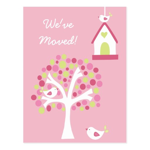 New Address Notification Moving House Home Postcards