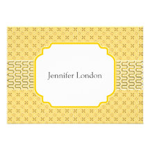 New Address Notifications Golden Egyptian Pattern Personalized Announcement