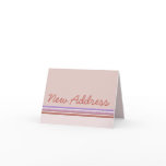 New Address Pastel cards