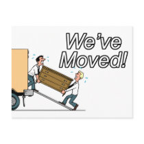 New Address postcards
