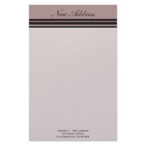 New Address Personalized Stationery