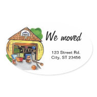 New Address Sticker sticker