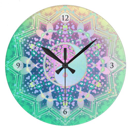 New Age Feng Shui Home Decor Wall Clock Zazzle