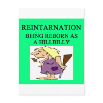 new age hillbilly joke postcards
