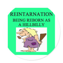 new age hillbilly joke stickers