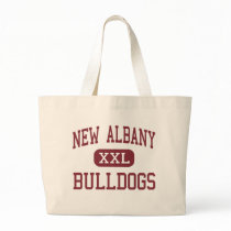 New Albany - Bulldogs - High - New Albany Tote Bags