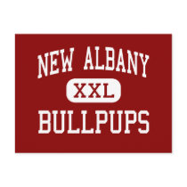 New Albany - Bullpups - Middle - New Albany Post Card